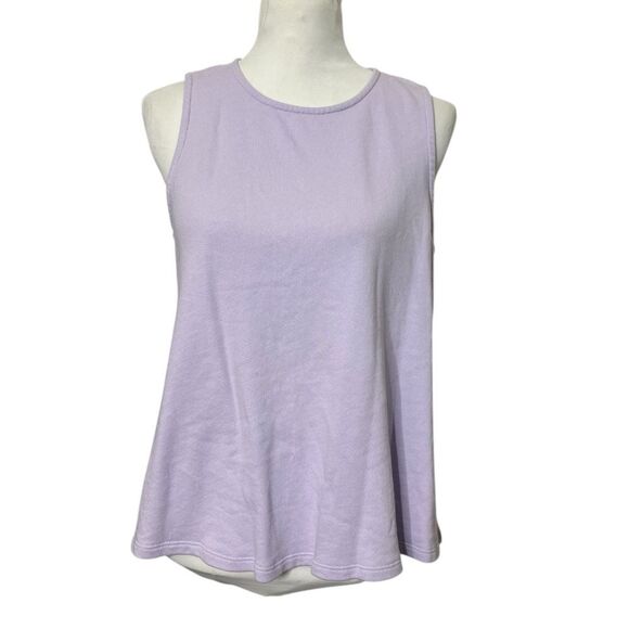 Eileen Fisher Lavender Tank Top Women’s Small Sleeveless Knit Casual Minimalist - Picture 2 of 6